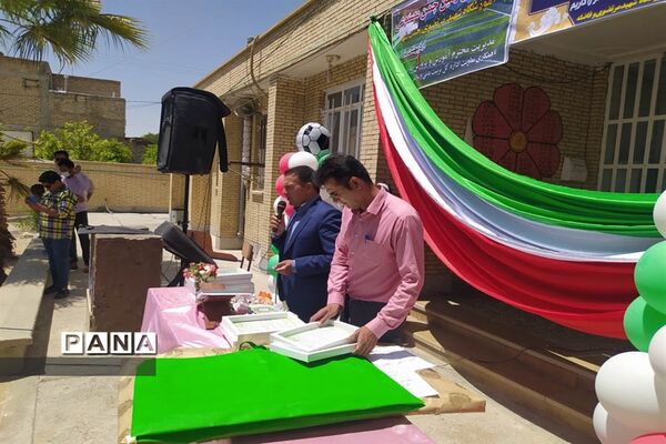 آیین افتتاح پروژه‌های ورزشی طرح شهید سردار سلیمانی شهرستان داراب
