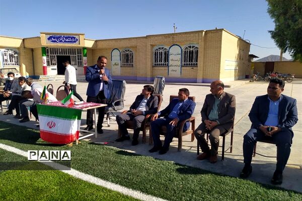آیین افتتاح پروژه‌های ورزشی طرح شهید سردار سلیمانی شهرستان داراب