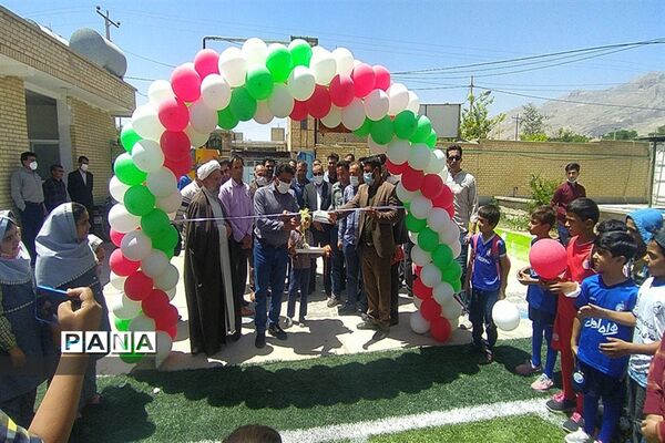آیین افتتاح پروژه‌های ورزشی طرح شهید سردار سلیمانی شهرستان داراب