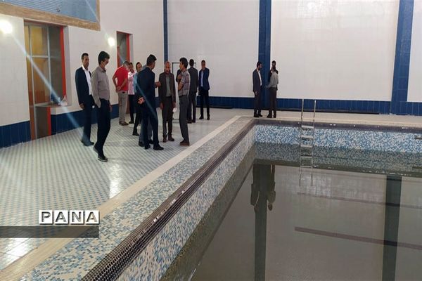 آیین افتتاح پروژه‌های ورزشی طرح شهید سردار سلیمانی شهرستان داراب