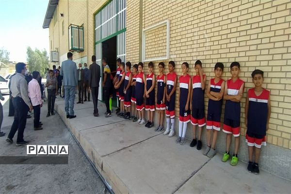 آیین افتتاح پروژه‌های ورزشی طرح شهید سردار سلیمانی شهرستان داراب