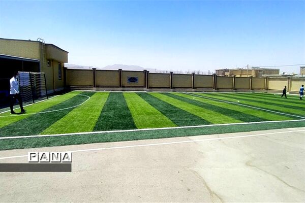آیین افتتاح پروژه‌های ورزشی طرح شهید سردار سلیمانی شهرستان داراب