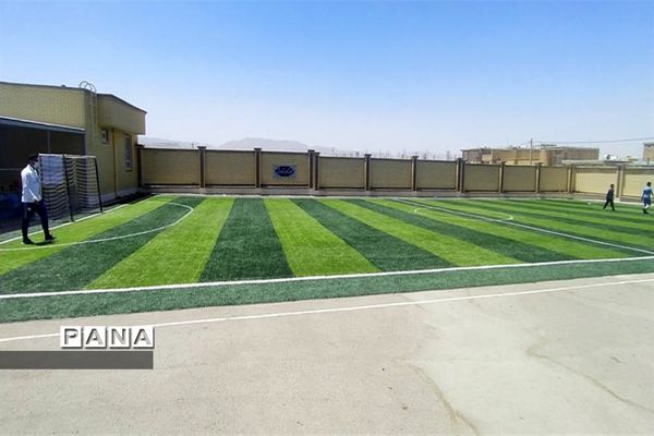 آیین افتتاح پروژه‌های ورزشی طرح شهید سردار سلیمانی شهرستان داراب