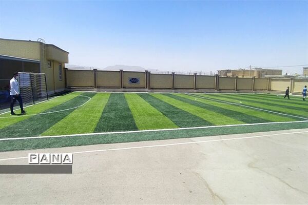 آیین افتتاح پروژه‌های ورزشی طرح شهید سردار سلیمانی شهرستان داراب