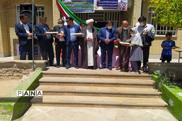 آیین افتتاح پروژه‌های ورزشی طرح شهید سردار سلیمانی شهرستان داراب