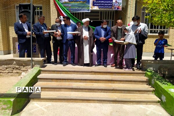 آیین افتتاح پروژه‌های ورزشی طرح شهید سردار سلیمانی شهرستان داراب