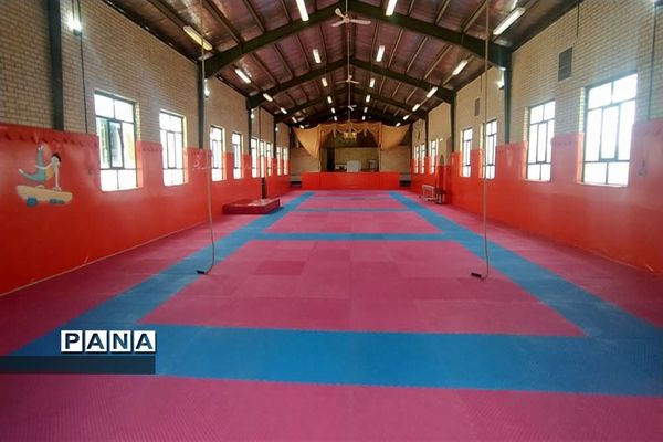 آیین افتتاح پروژه‌های ورزشی طرح شهید سردار سلیمانی شهرستان داراب