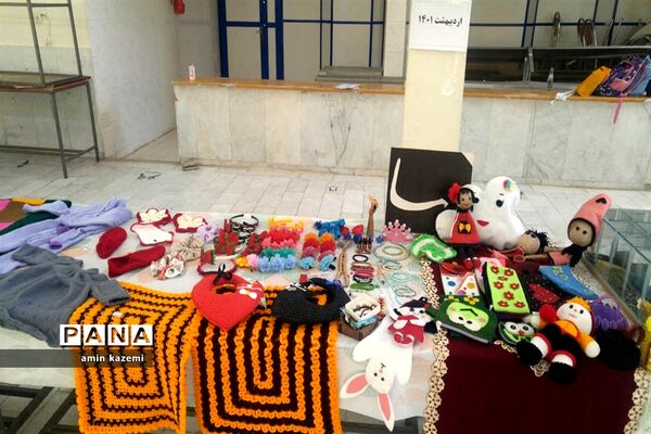برپایی نمایشگاه دست‌سازه‌های مدارس تمدن‌سازان در داراب