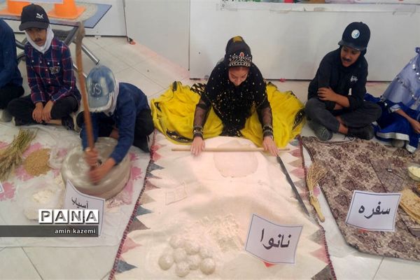 برپایی نمایشگاه هفته سلامت در دبستان مصلح داراب