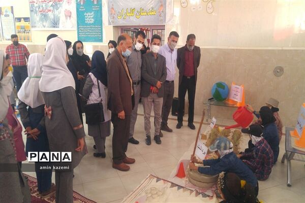 برپایی نمایشگاه هفته سلامت در دبستان مصلح داراب