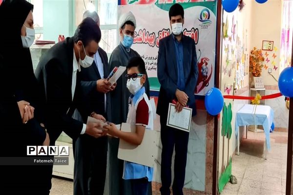 افتتاح اتاق بهداشت در مدرسه حاج فاخر حیدری زاده ناحیه ۲ اهواز