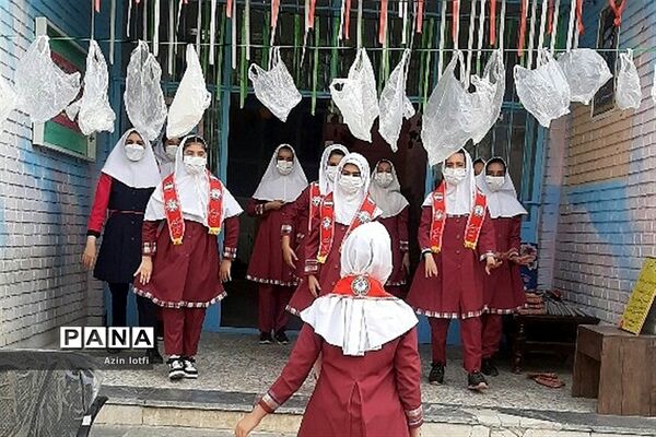 گرامیداشت هفته سلامت در دبستان دخترانه پروین اعتصامی در شهرستان قدس