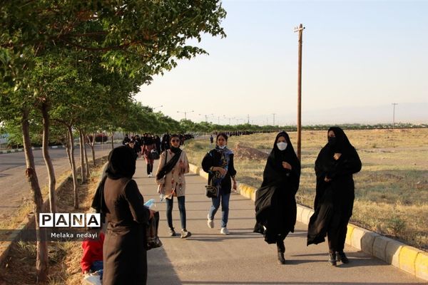 همایش پیاده‌روی بانوان فرهنگی به‌مناسبت هفته معلم در تربت‌جام