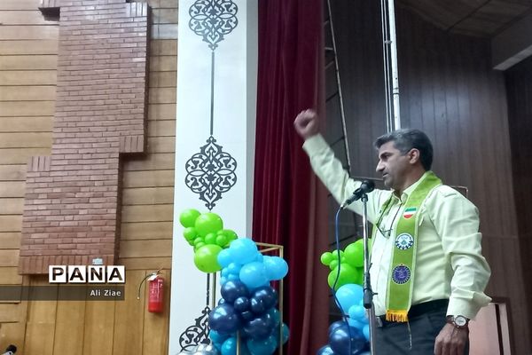 مراسم سالروز تاسیس سازمان دانش‌آموزی در ناحیه ۲ مشهد مقدس