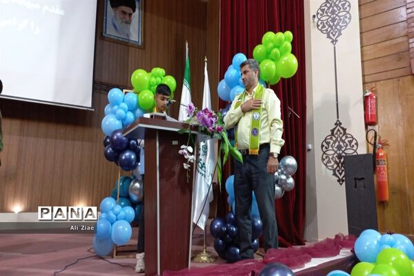 مراسم سالروز تاسیس سازمان دانش‌آموزی در ناحیه ۲ مشهد مقدس