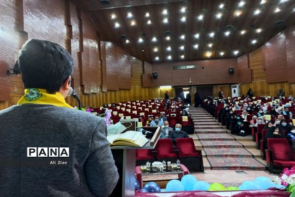 مراسم سالروز تاسیس سازمان دانش‌آموزی در ناحیه ۲ مشهد مقدس