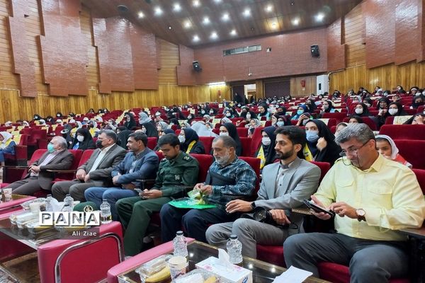 مراسم سالروز تاسیس سازمان دانش‌آموزی در ناحیه ۲ مشهد مقدس