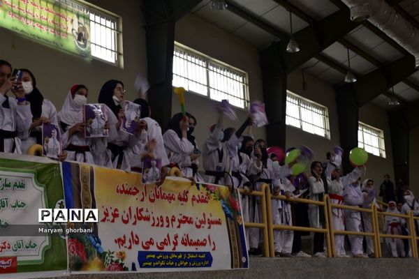 استقبال از بانوی طلایی المپیک در بهنمیر