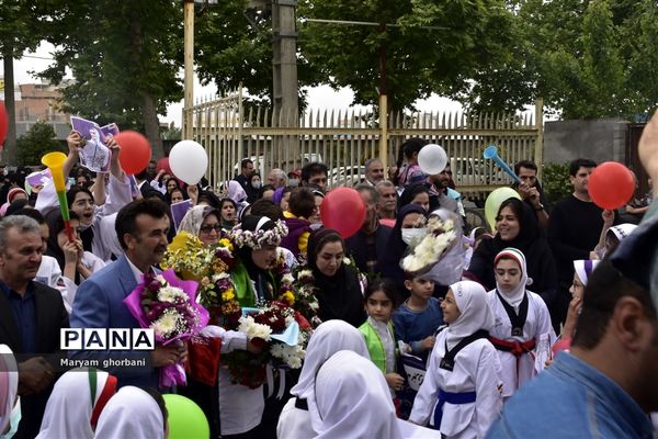 استقبال از بانوی طلایی المپیک در بهنمیر