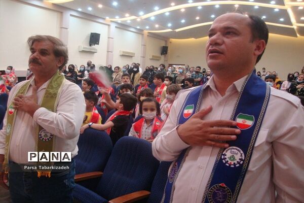 جشن سالروز تاسیس سازمان دانش‌آموزی در بوشهر