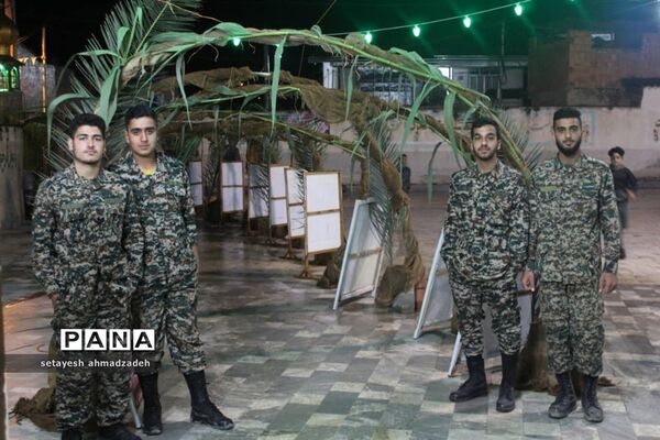 یادواره شهدای روستای تیله نو شهرستان گلوگاه