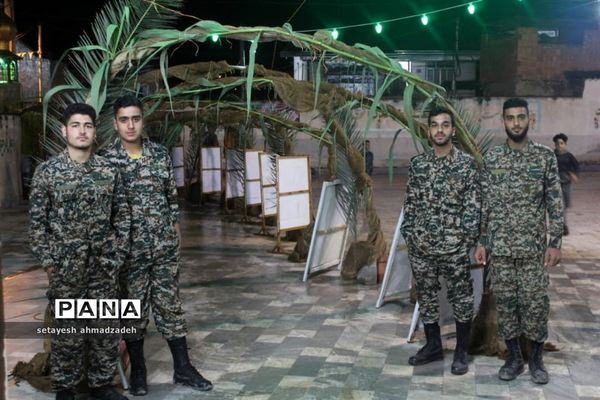 یادواره شهدای روستای تیله نو شهرستان گلوگاه