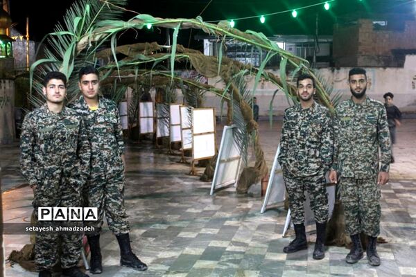یادواره شهدای روستای تیله نو شهرستان گلوگاه