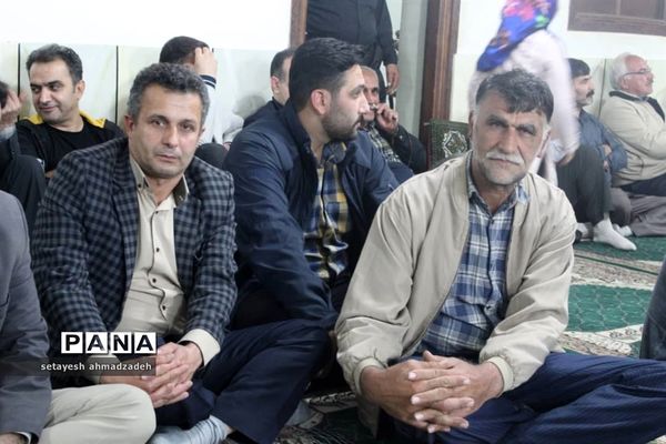 یادواره شهدای روستای تیله نو شهرستان گلوگاه