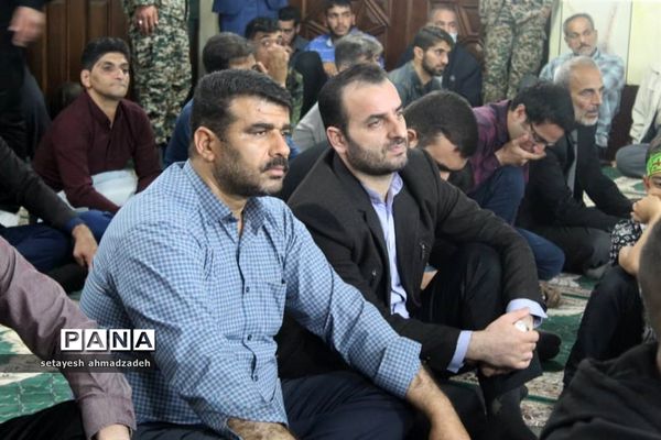 یادواره شهدای روستای تیله نو شهرستان گلوگاه