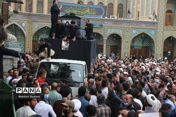 تشییع آیت الله فاطمی نیا در قم