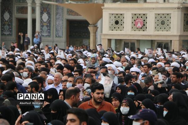 تشییع آیت الله فاطمی نیا در قم