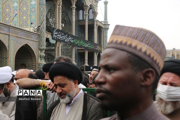 تشییع آیت الله فاطمی نیا در قم