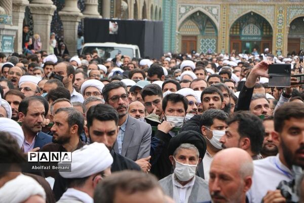 تشییع آیت الله فاطمی نیا در قم