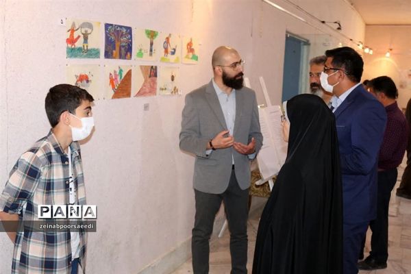 آیین افتتاحیه نمایشگاه گروهی تصویرسازی شاهنامه فردوسی شهرستان فیروزکوه