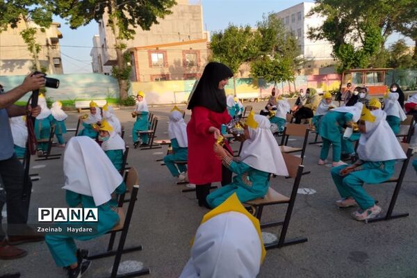 جشن الفبا مدرسه در شانزده آذر دختران ملارد
