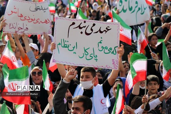 اجتماع بزرگ یاوران انقلاب اسلامی در شهرستان قدس