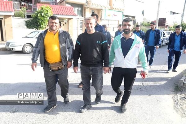 پیاده‌روی همگانی به‌مناسبت هفته سلامت در میاندورود