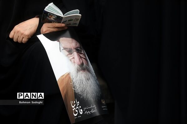 مراسم تشییع پیکر مرحوم  آیت الله فاطمی‌نیا در دانشگاه تهران