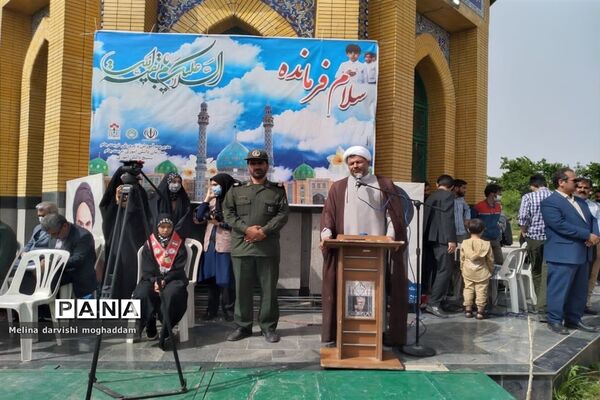 همنوایی سرود سلام فرمانده در تربت جام