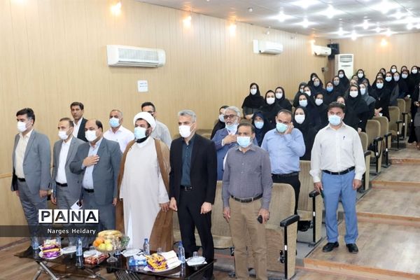 مراسم تکریم و معارفه سرپرست شبکه بهداشت و درمان شهرستان امیدیه