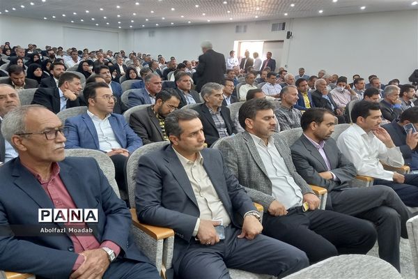 آیین تکریم و معارفه مدیر آموزش و پرورش خلیل‌آباد