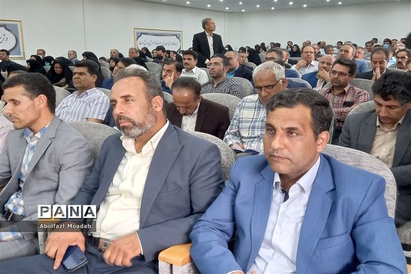 آیین تکریم و معارفه مدیر آموزش و پرورش خلیل‌آباد