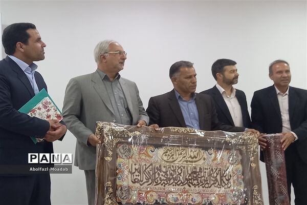 آیین تکریم و معارفه مدیر آموزش و پرورش خلیل‌آباد