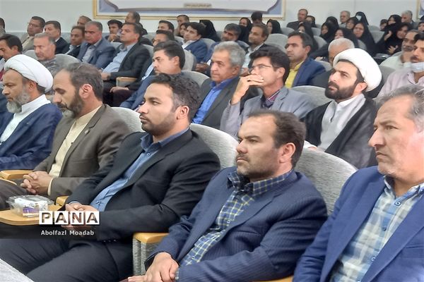 آیین تکریم و معارفه مدیر آموزش و پرورش خلیل‌آباد