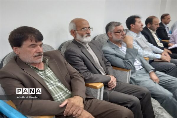 آیین تکریم و معارفه مدیر آموزش و پرورش خلیل‌آباد