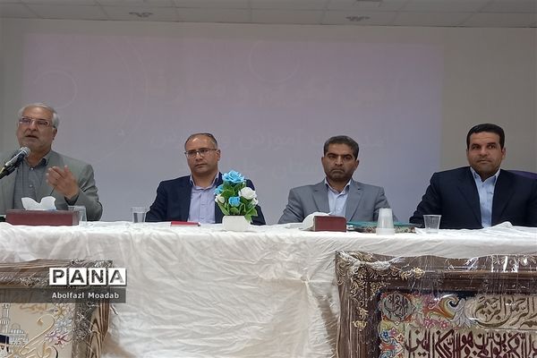 آیین تکریم و معارفه مدیر آموزش و پرورش خلیل‌آباد