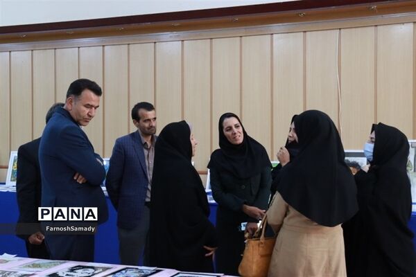 افتتاح نمایشگاه آثار هنرجویان هنرستان رازی کاشمر