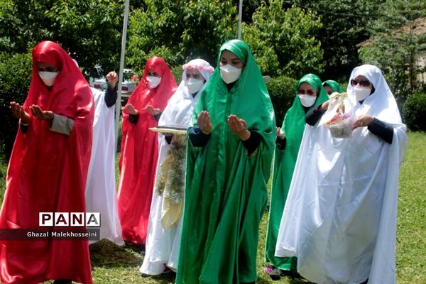 گرامیداشت سالروز تاسیس سازمان دانش‌آموزی و برگزاری  مانور تشکیلاتی مربیان پیشتاز در گلستان