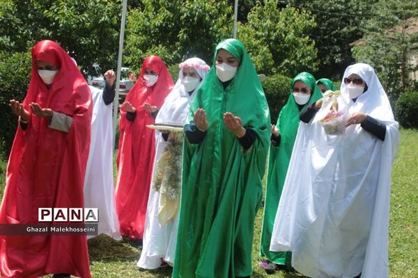 گرامیداشت سالروز تاسیس سازمان دانش‌آموزی و برگزاری  مانور تشکیلاتی مربیان پیشتاز در گلستان