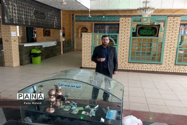 آیین میثاق کارکنان اداری آموزش و پرورش با شهدای ملارد